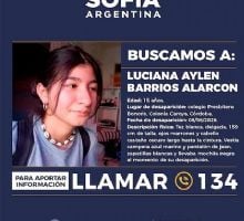 Otra adolescente desaparecida en Córdoba: el operativo incluye casi 100 policías, 20 móviles y un helicóptero