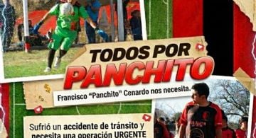 “Panchito” Cenardo necesita de todos