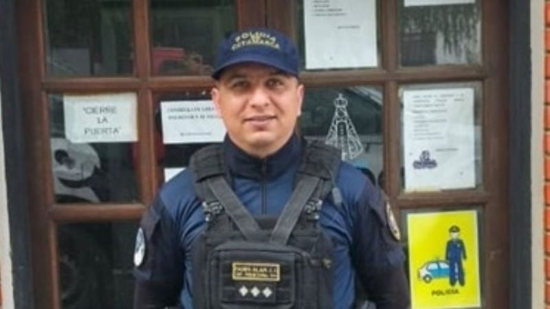 Policía le salvó la vida a un bebé de un año